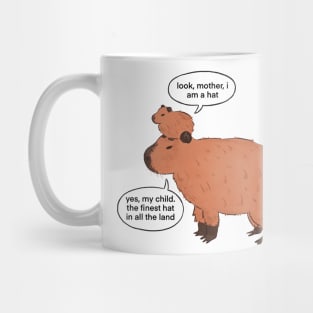 Capybara hat Mug